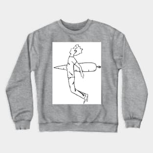 Man Pierced By Carrot Crewneck Sweatshirt